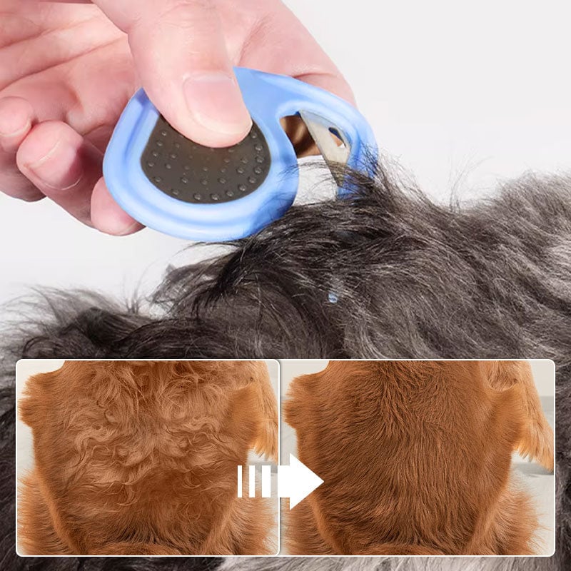 Faca de tosa para animais de estimação de pelo longo - Remover aglomerados
