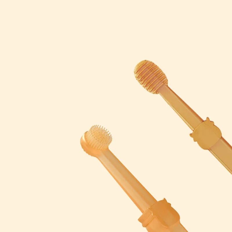 💥Escova de dentes para animais de estimação FlexiBrush com raspador de língua