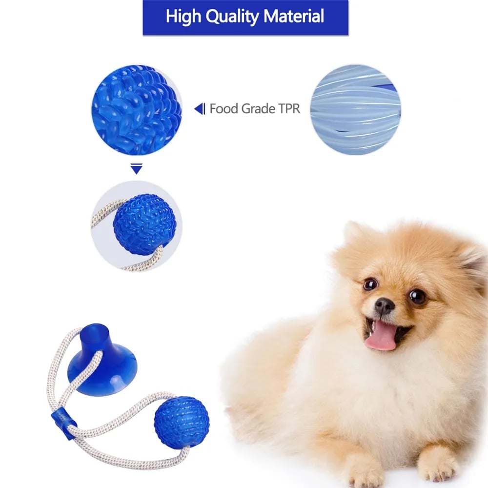 Brinquedo multifuncional para morder molares de animais de estimação