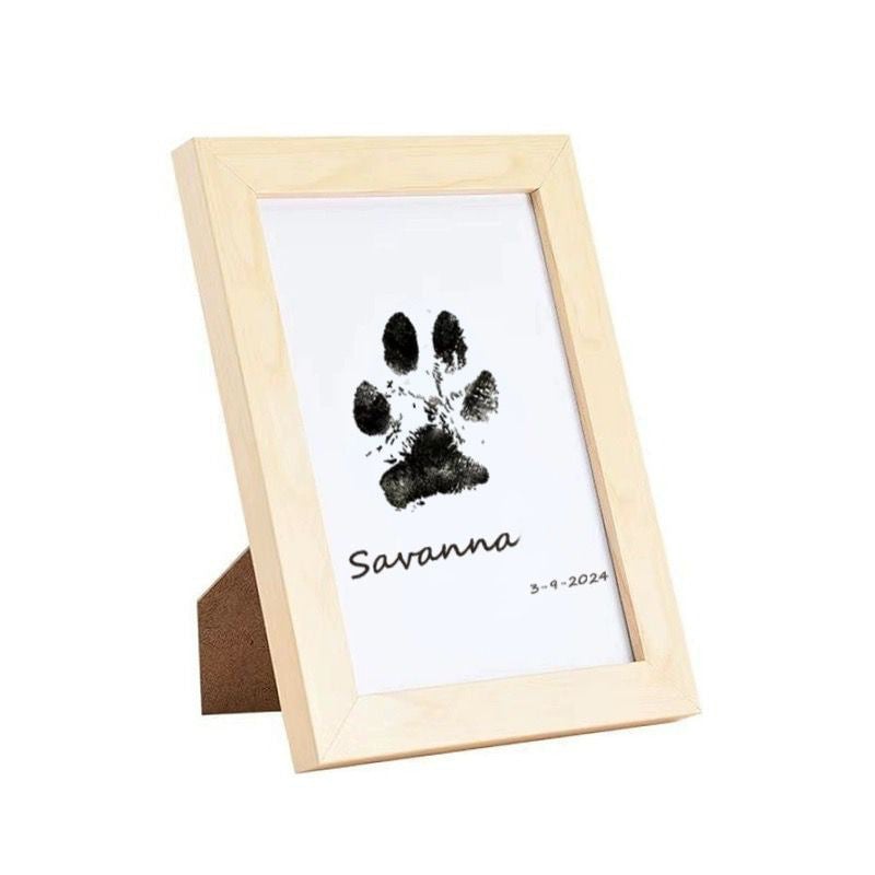 Moldura Memorial para Pegadas de Patas de Animais de Estimação Faça Você Mesmo