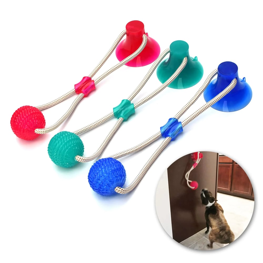 Brinquedo multifuncional para morder molares de animais de estimação
