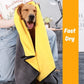 Roupão leve e superabsorvente para animais de estimação