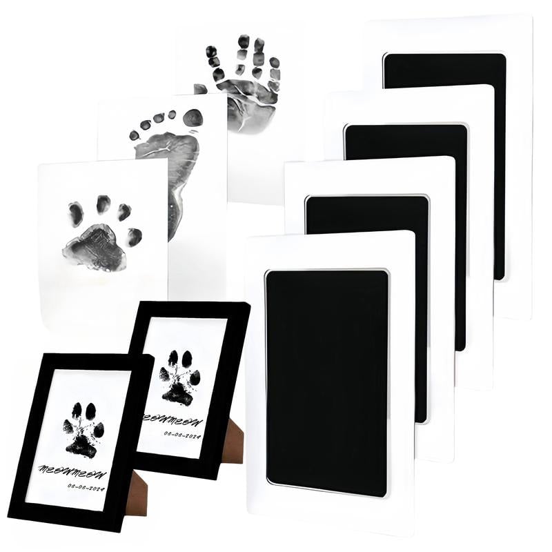 Moldura Memorial para Pegadas de Patas de Animais de Estimação Faça Você Mesmo