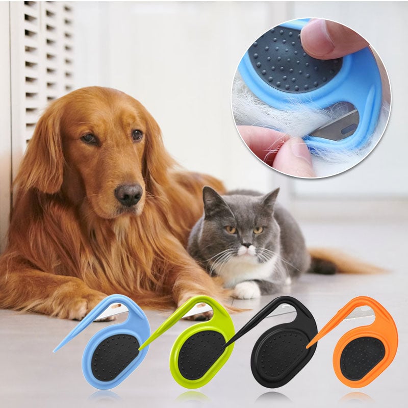 Faca de tosa para animais de estimação de pelo longo - Remover aglomerados