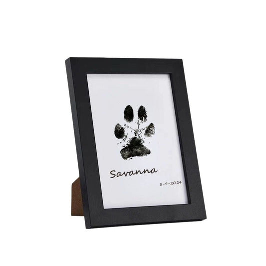 Moldura Memorial para Pegadas de Patas de Animais de Estimação Faça Você Mesmo